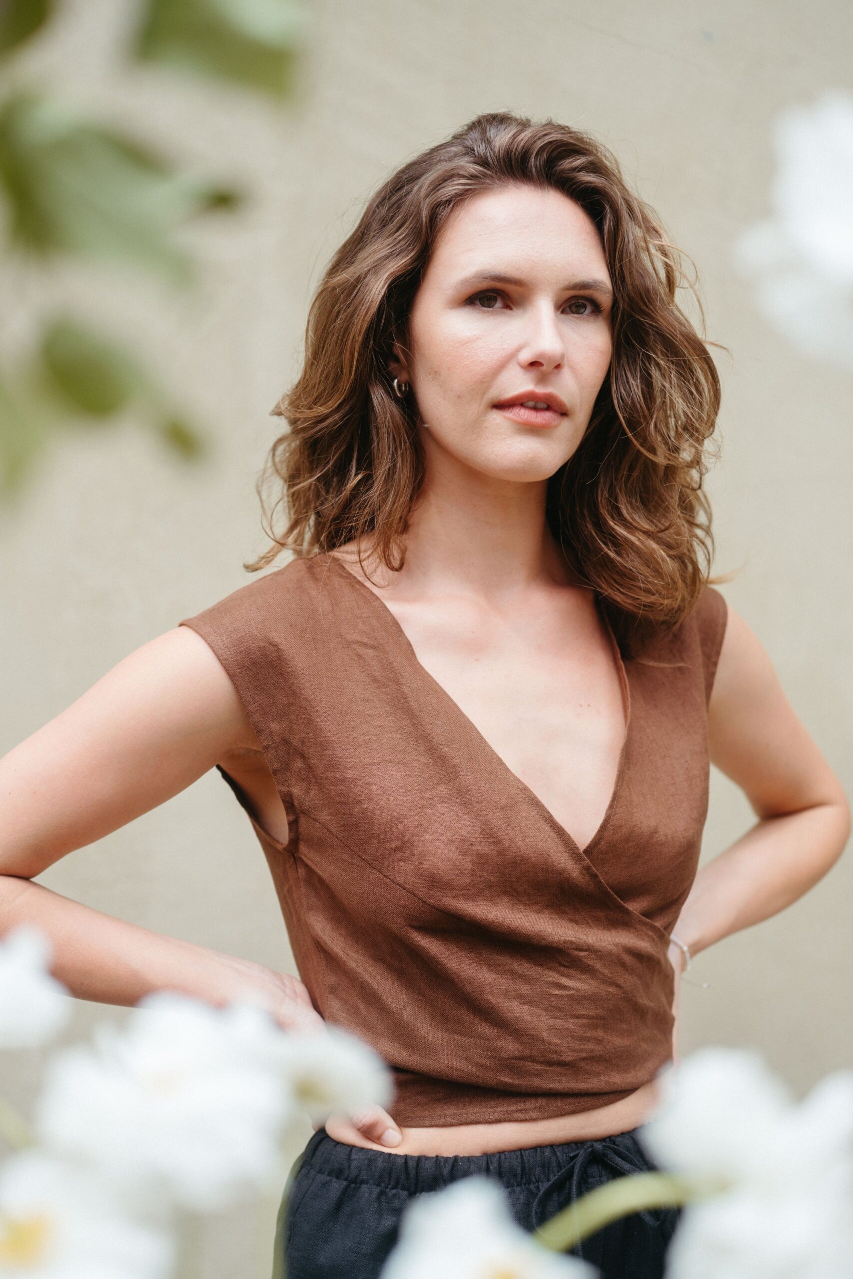 Valentina-Top-in-chocolate-linen-tie-front-whimsy-and-row.jpg