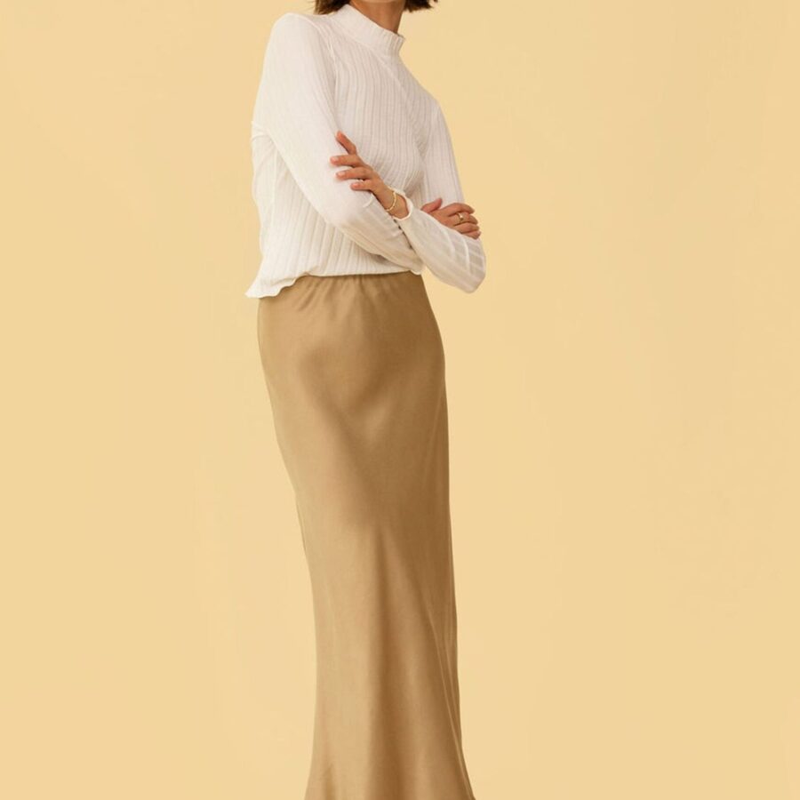 Marni Skirt in Silky Gold